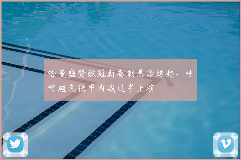 哈曼盛赞欧冠新赛制悬念迭起，呼吁避免德甲内战过早上演